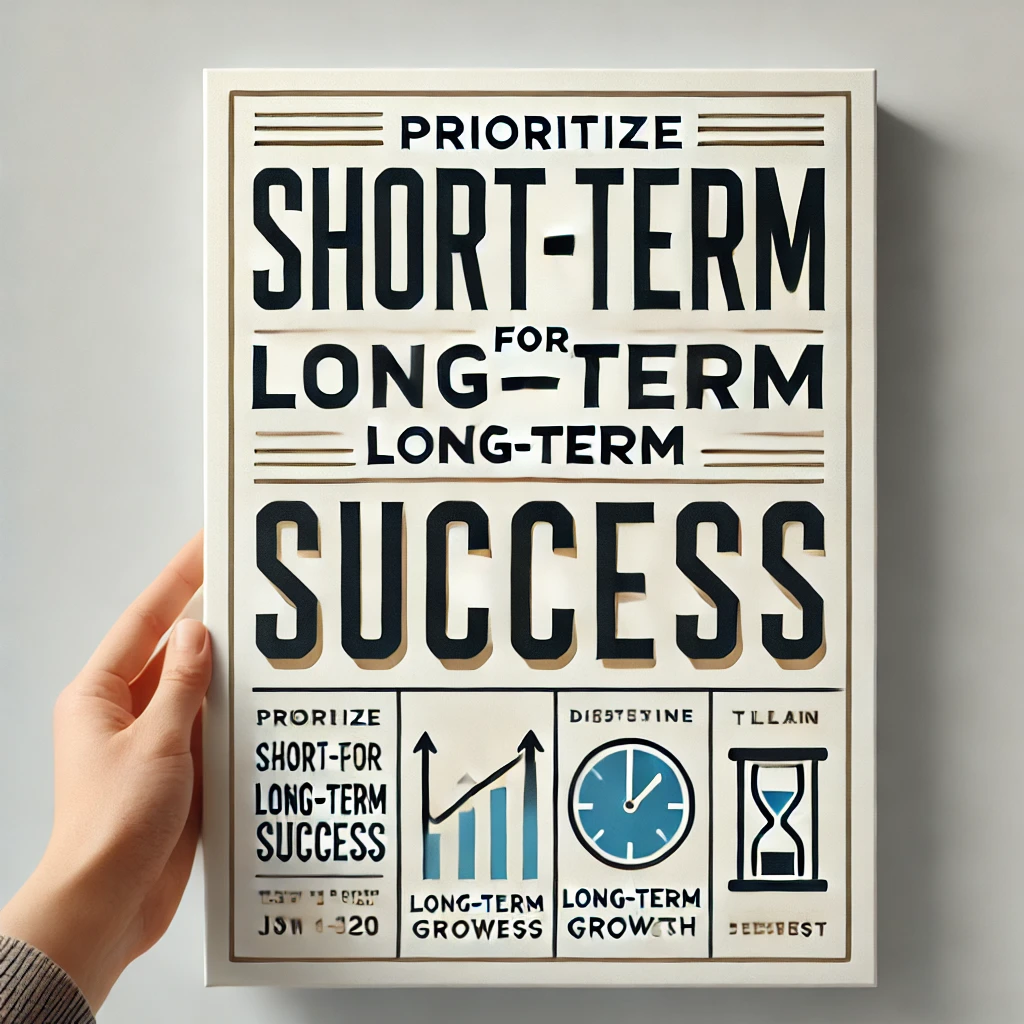 Agile tip: Short-term prioritize for long-term success