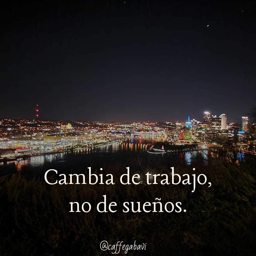 Un trabajo no te define como tus sueños y tus actos