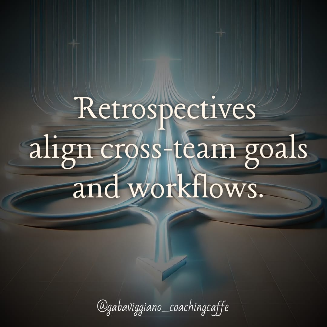 Agile tip: Cross-Team Collaboration: The Power of Shared Retrospectives